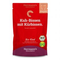 Herrmann’s Bio-Rind mit Kürbis und Quinoa – 100g