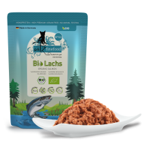 Bio-Lachs – Nassfutter für Katzen von catz finefood – 85g