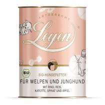 Bio-Hundefutter für Welpen und Junghunde von Leyen – 410g, 820g