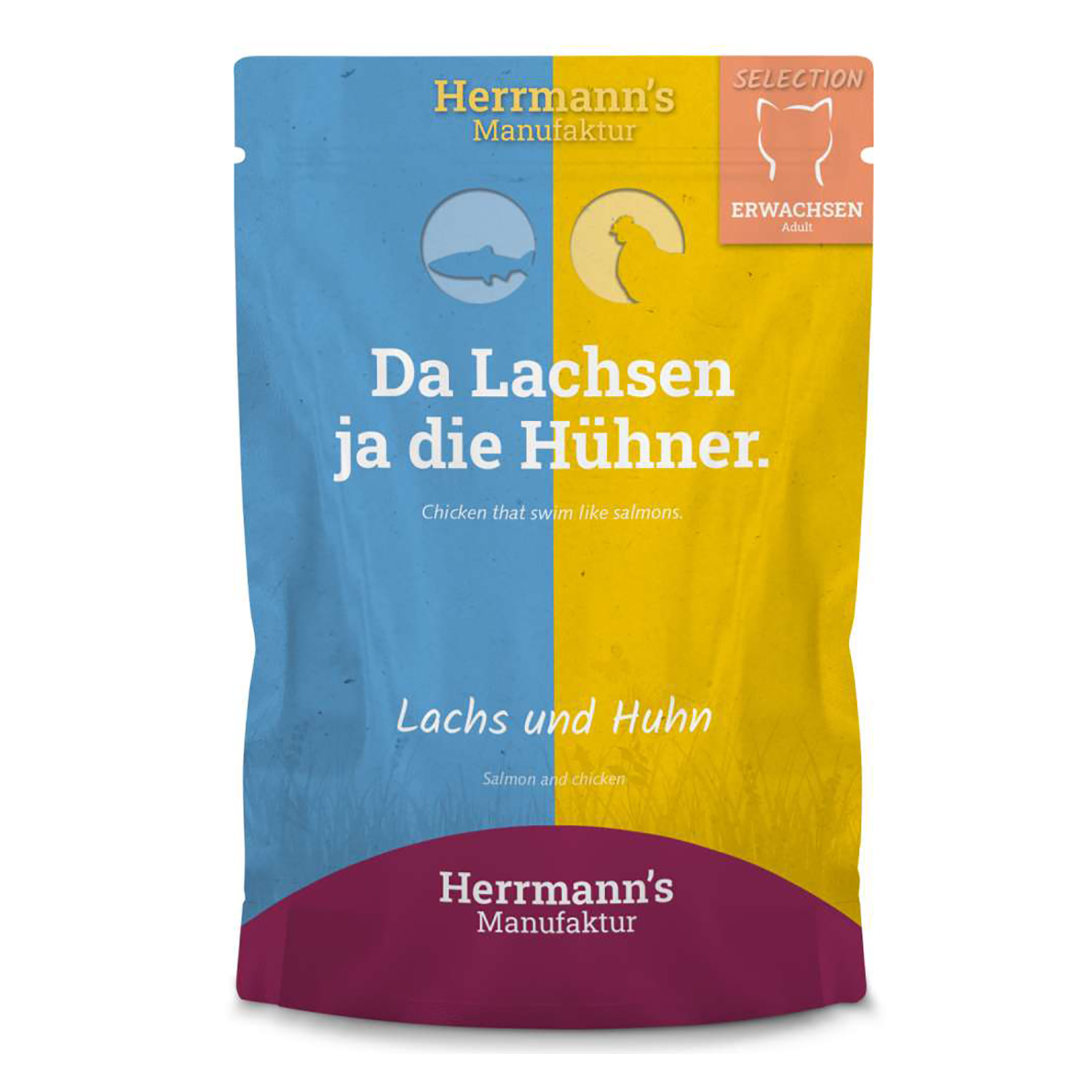 Herrmann’s Lachs und Huhn – 100g