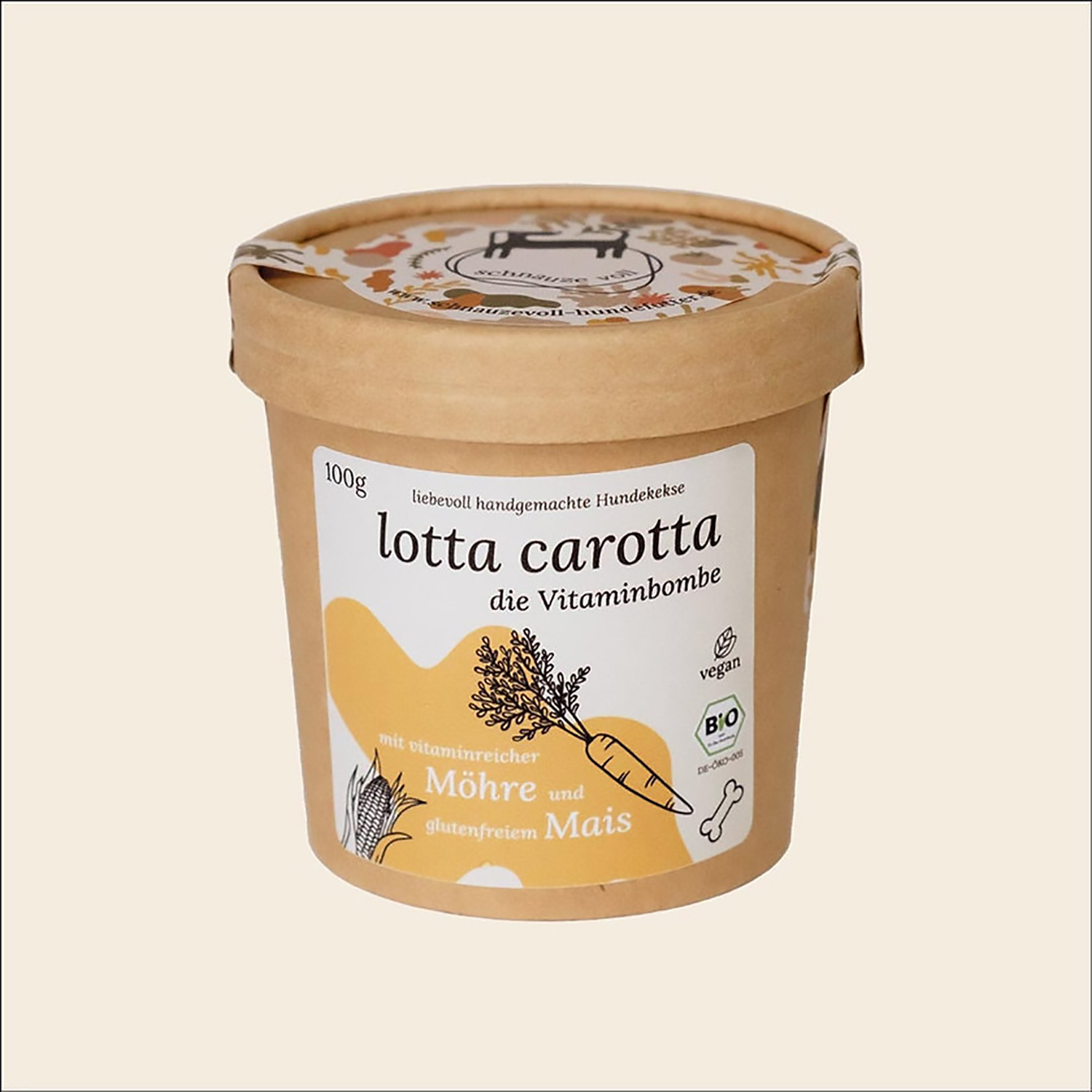 Lotta Carotta – Kekse von Schnauze Voll – 100g