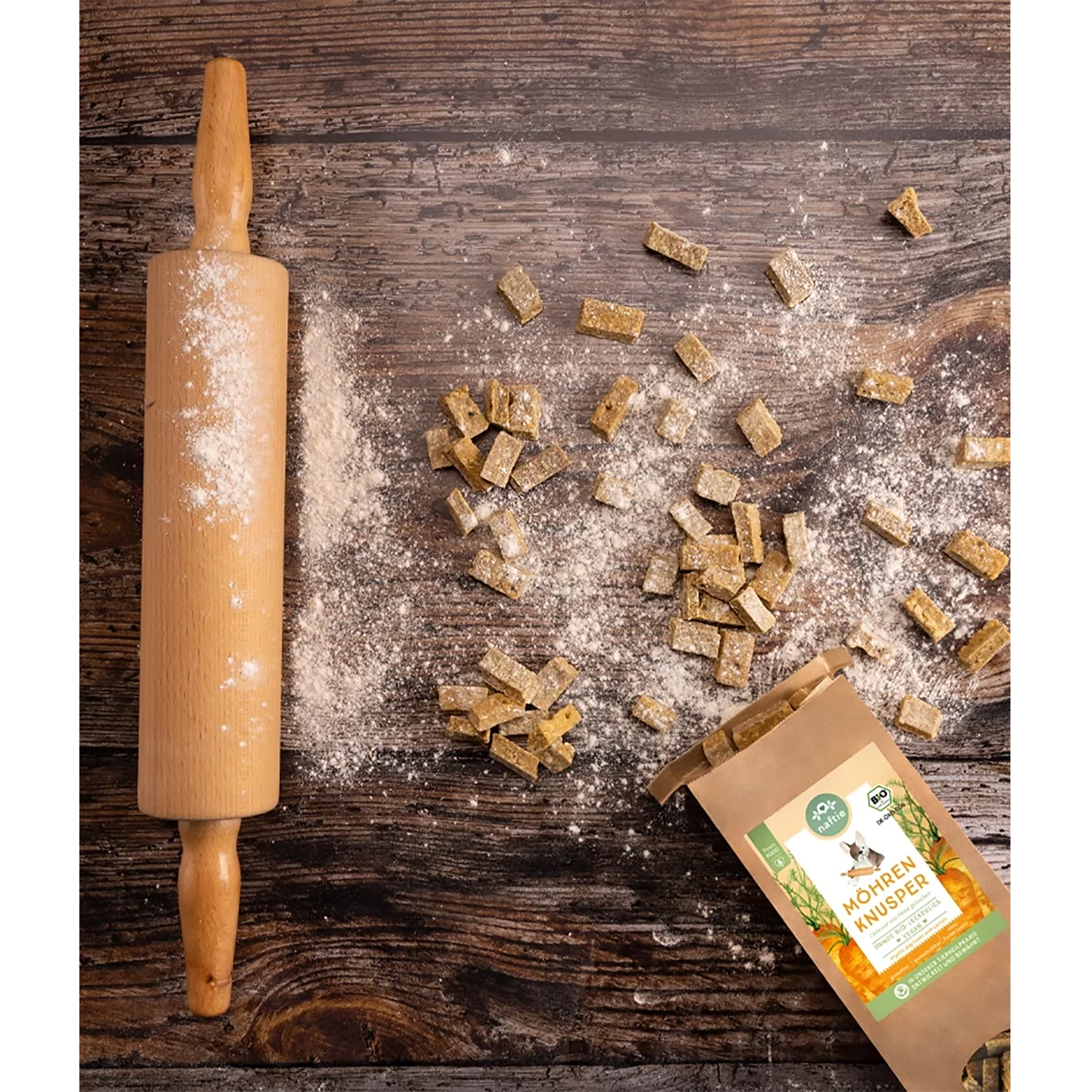 Bio-Möhren-Knusper – Kekse von Naftie – 150g