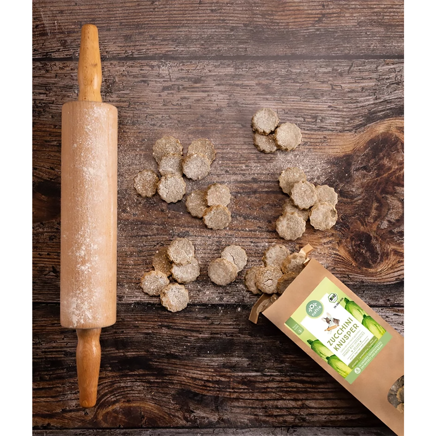 Bio-Zucchini-Knusper – Kekse von Naftie – 150g