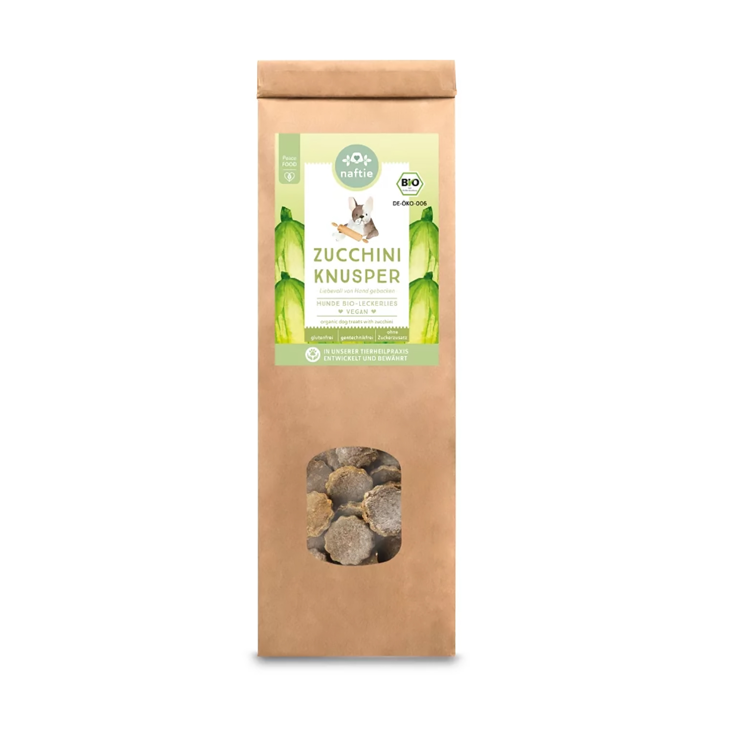 Bio-Zucchini-Knusper – Kekse von Naftie – 150g