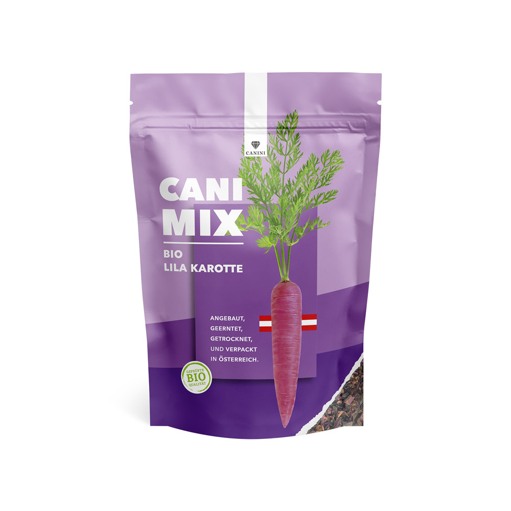 CANIMIX Bio-Lila-Karotten getrocknet von Canini – 550g