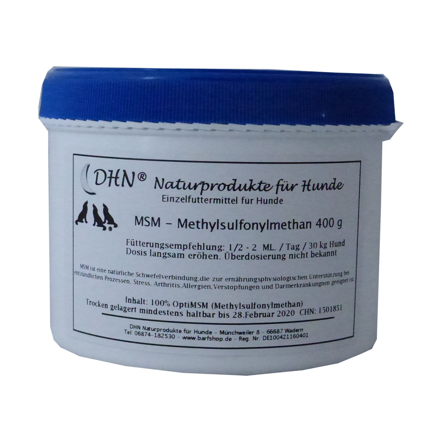 Opti-MSM – Organischer Schwefel von DHN® – 400g