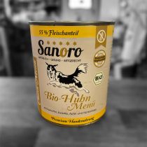 Bio-Huhn Menü Classic, Sanoro Nassfutter für Hunde, Sanoro Fertigfutter für Hunde