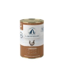 Huhn mit Apfel, Karotte und Fenchel – Nassfutter für Hunde von Lakefields