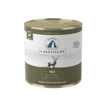 Wild mit Pastinaken, Karotten und Heidelbeeren – Nassfutter-Menü für Hunde von Lakefields