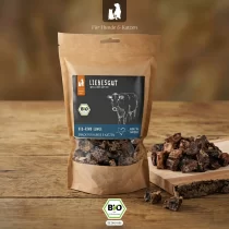 Bio-Rinderlunge Trainingshappen von Liebesgut – 150g