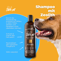 Natürliches Shampoo Zeolith für Hunde von Silver Pet – 300ml