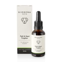 Fell und Haut Tropfen von Biogena Pets – 30ml