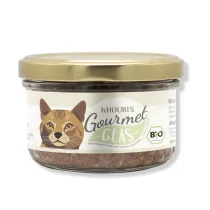 BIO Menü im Glas Huhn – Nassfutter für Katzen von Khouris – 200g