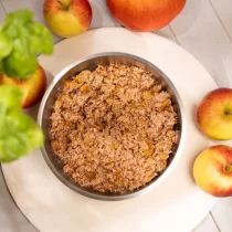 BIO Menü im Glas Pute – Nassfutter für Katzen von Khouris – 200g