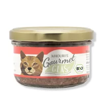 BIO Menü im Glas Pute – Nassfutter für Katzen von Khouris – 200g