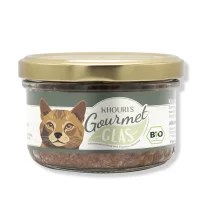 BIO Menü im Glas Rind – Nassfutter für Katzen von Khouris – 200g