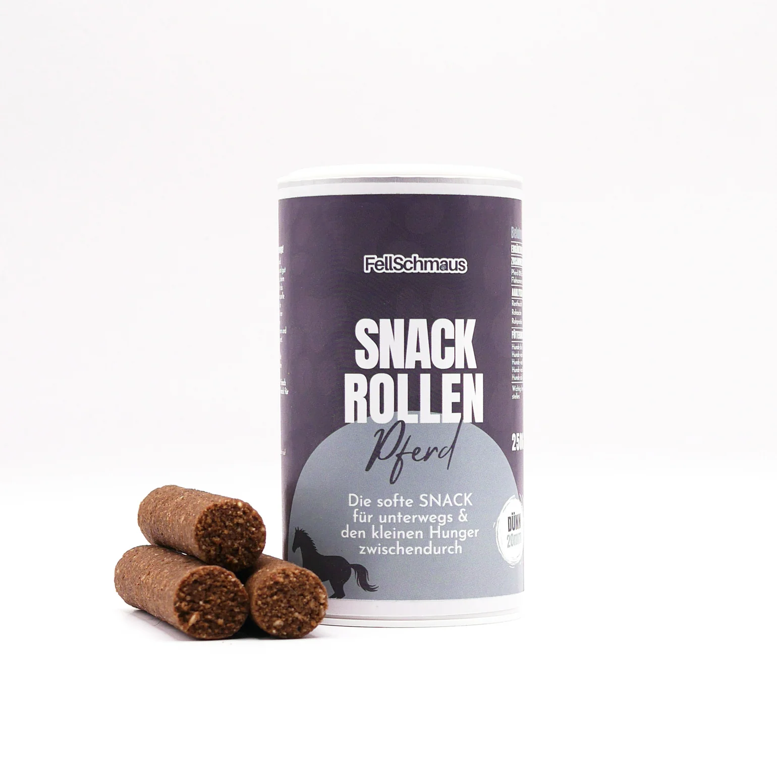 fellschmaus-hundesnack-soft-snack-rollen-sorte-pferd-duenn.jpg Snack Rollen Pferd